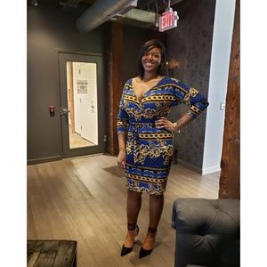 Checkered board Chain Dress